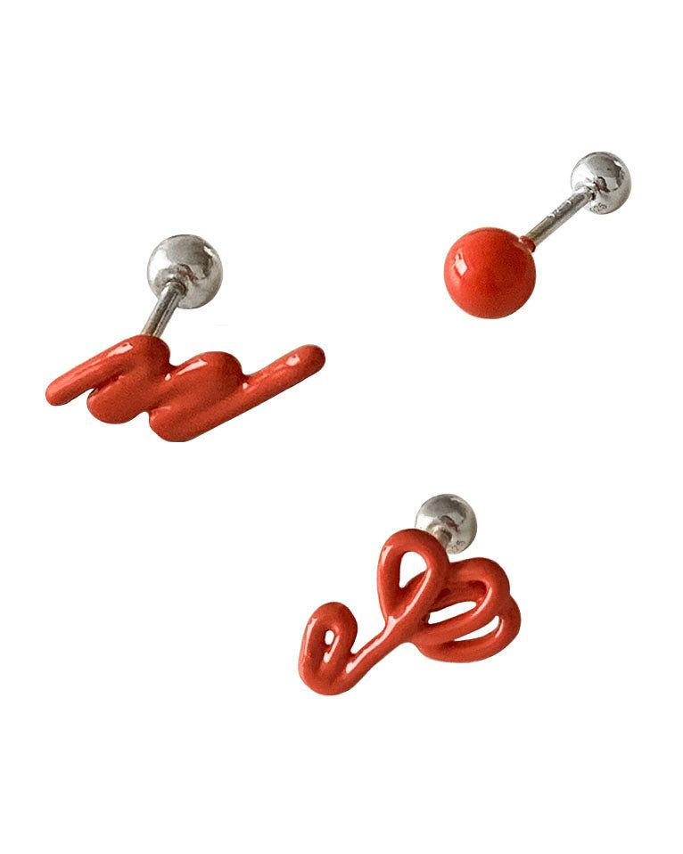 it doesn't matter.（イットダズントマッター）の「レインボードゥードゥルピアス - ボール (4mm)（アクセサリー）」