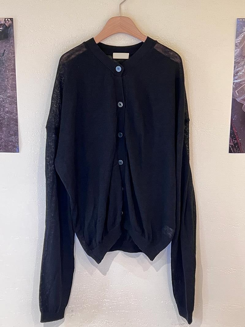 Garments See Through Round Summer Cardigan (3color)