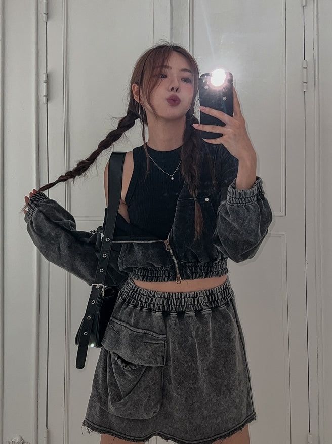 [MADE] UL 4seasons crop sleeveless