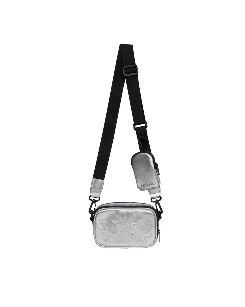 DirtyCoins（ダーティーコインズ）の「DirtyCoins Logo Patches Crossbody Bag Silver（Bags）」