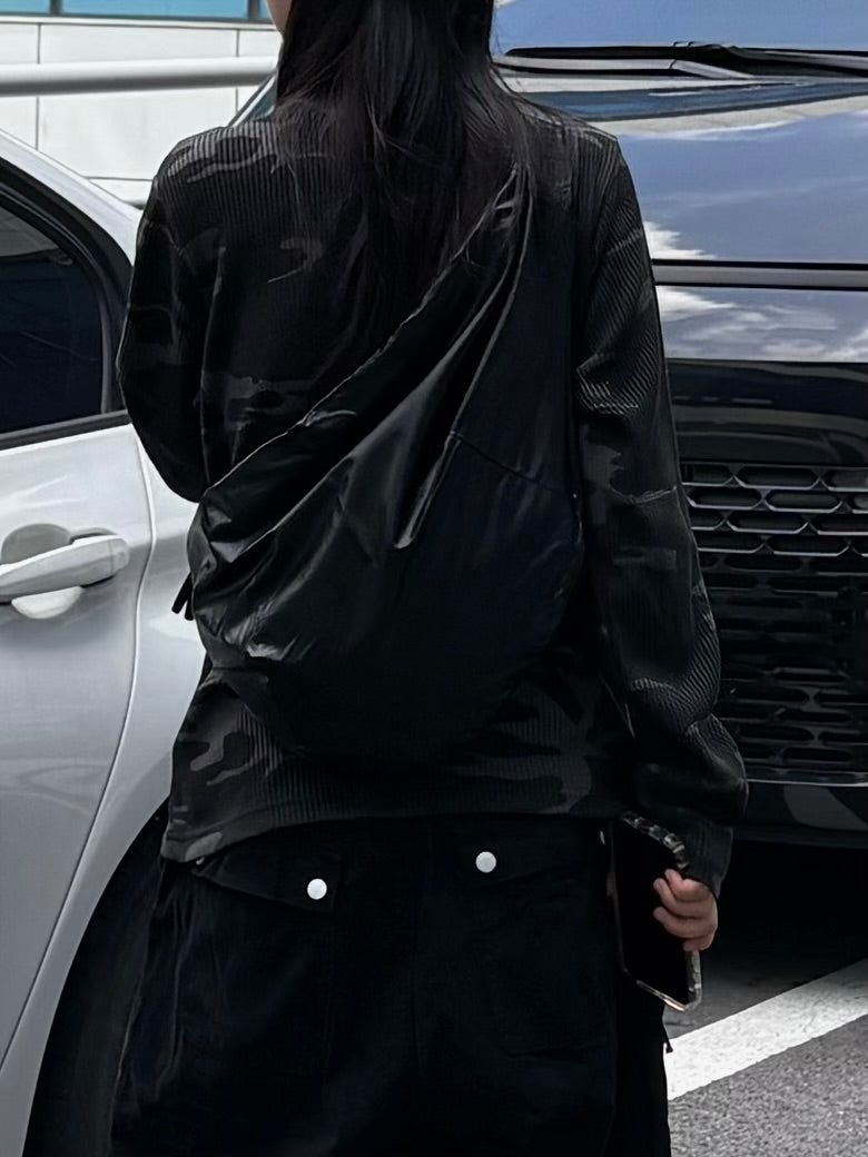 leather shirt bag