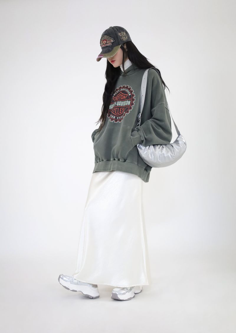 (UNISEX)ChillBlock Oversize hoodie(2colors)