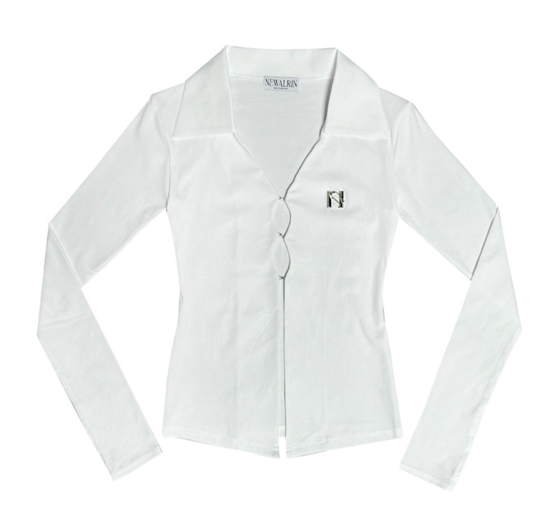 NEWALRIN（ニューアリン）の「Newalrin Emblem Shirt Top（Tops）」