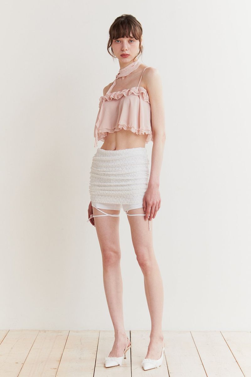 LILY SCARF TOP pink