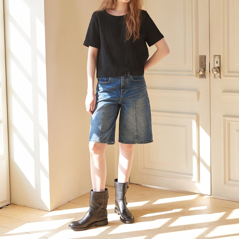 CORCA（コルカ）の「Pintuck Half Pants Blue（Pants）」