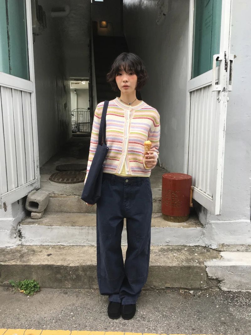 Patina panel pants (3color)