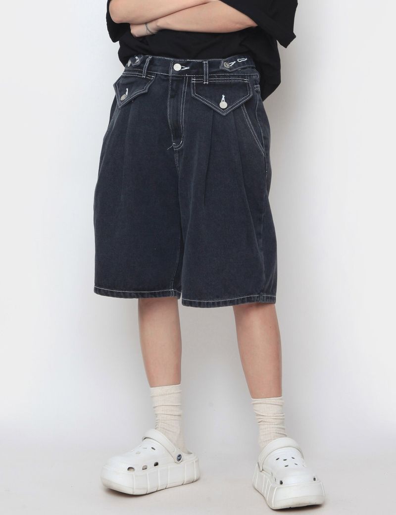 nutellike（ヌテールライク）の「Bermuda Cargo Denim Half Pants（Pants）」