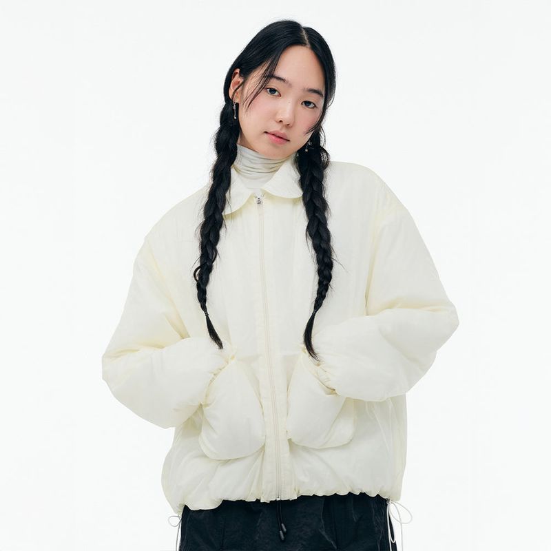 TUOMIO（トゥオミオ）の「DOT BALLOON JUMPER [CREAM]（Jackets/Outerwear）」