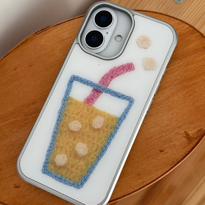 MOHAIRADE GLASS BUMPER CASE _ YELLOW