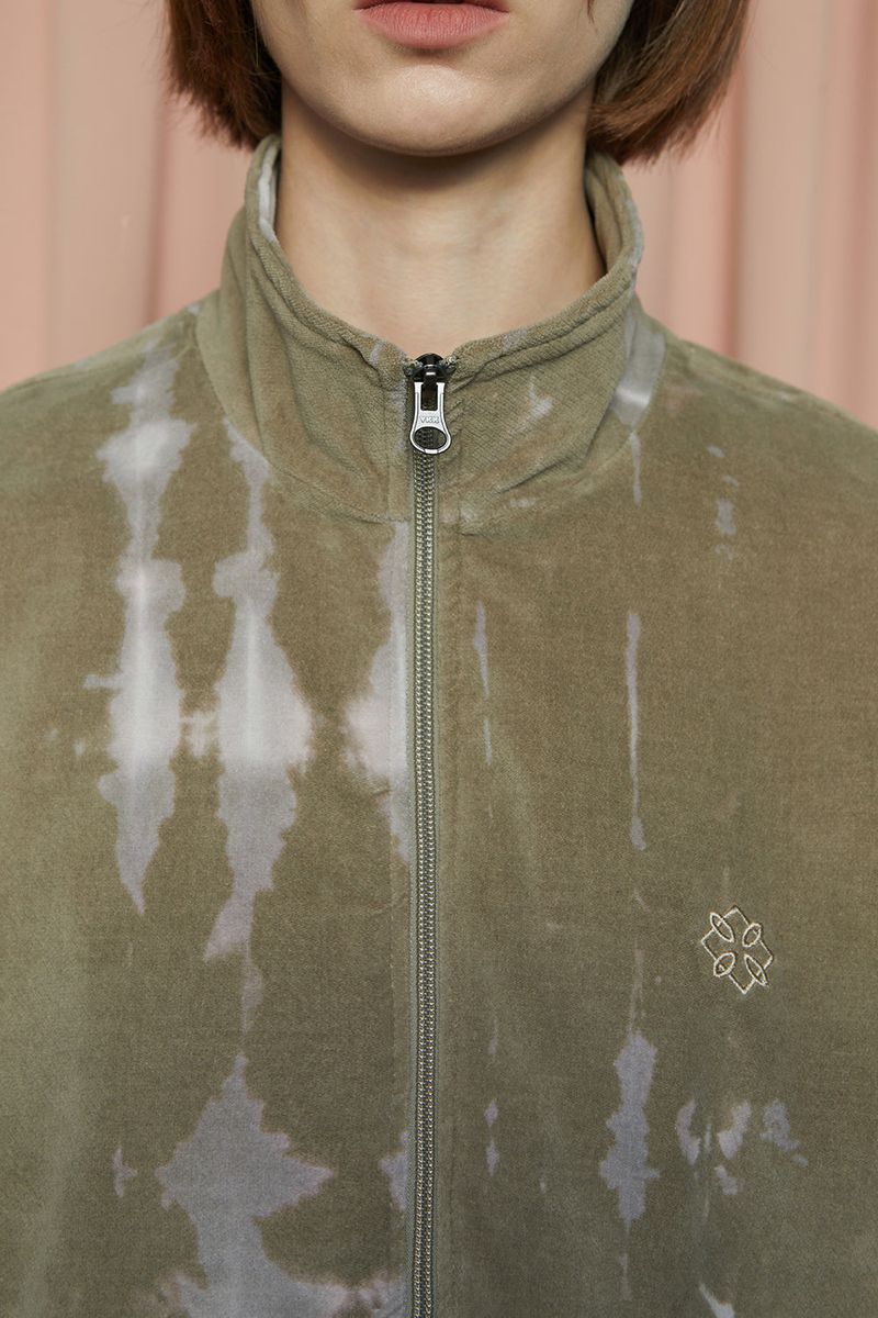 VELOUR CORDUROY BLOUSON / KHAKI