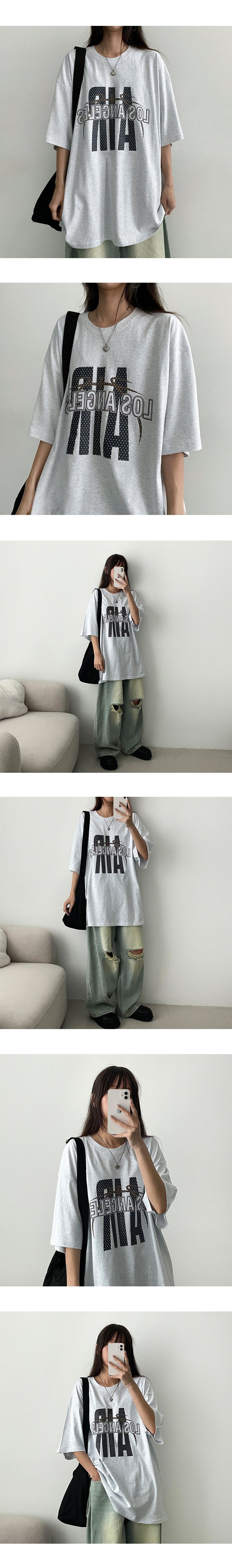 Ruggle Air Oversized Fit Short-Sleeved T-Shirt