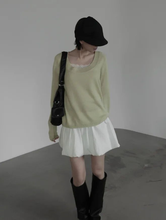 Bellen Deep U-Neck Knit