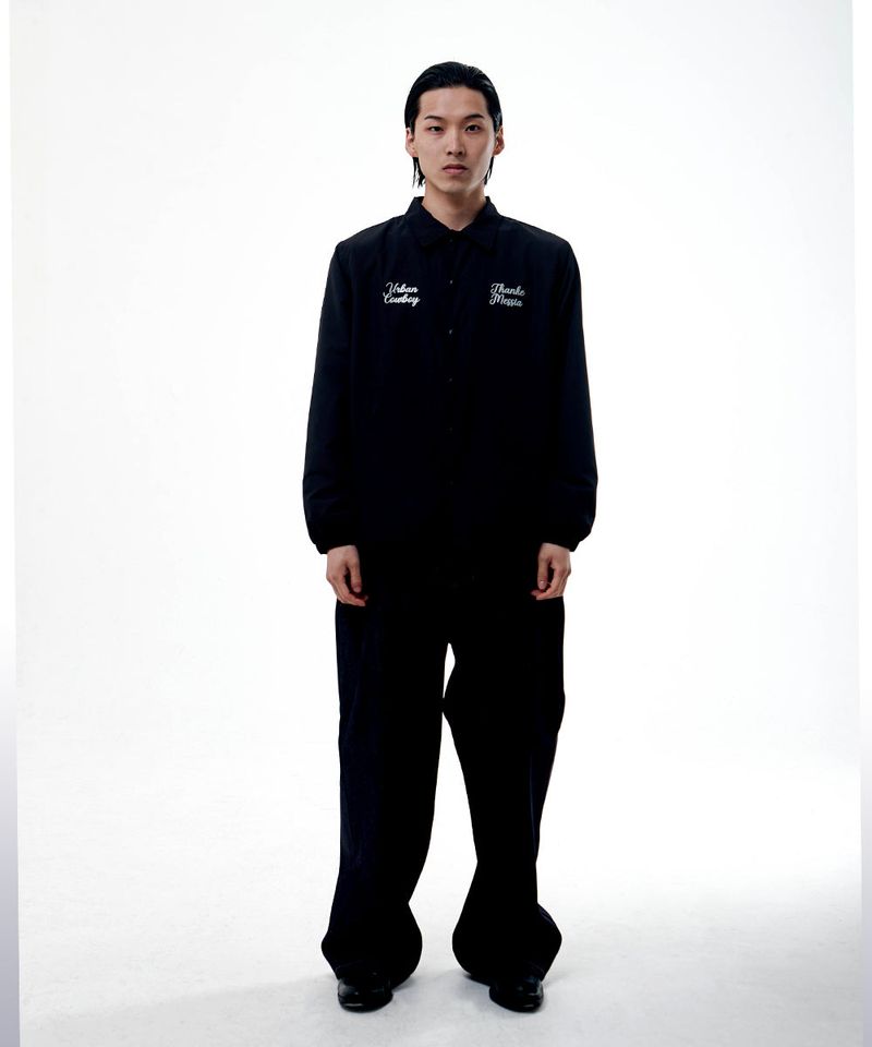 SOUTH COAST COACH JACKET-BLACK