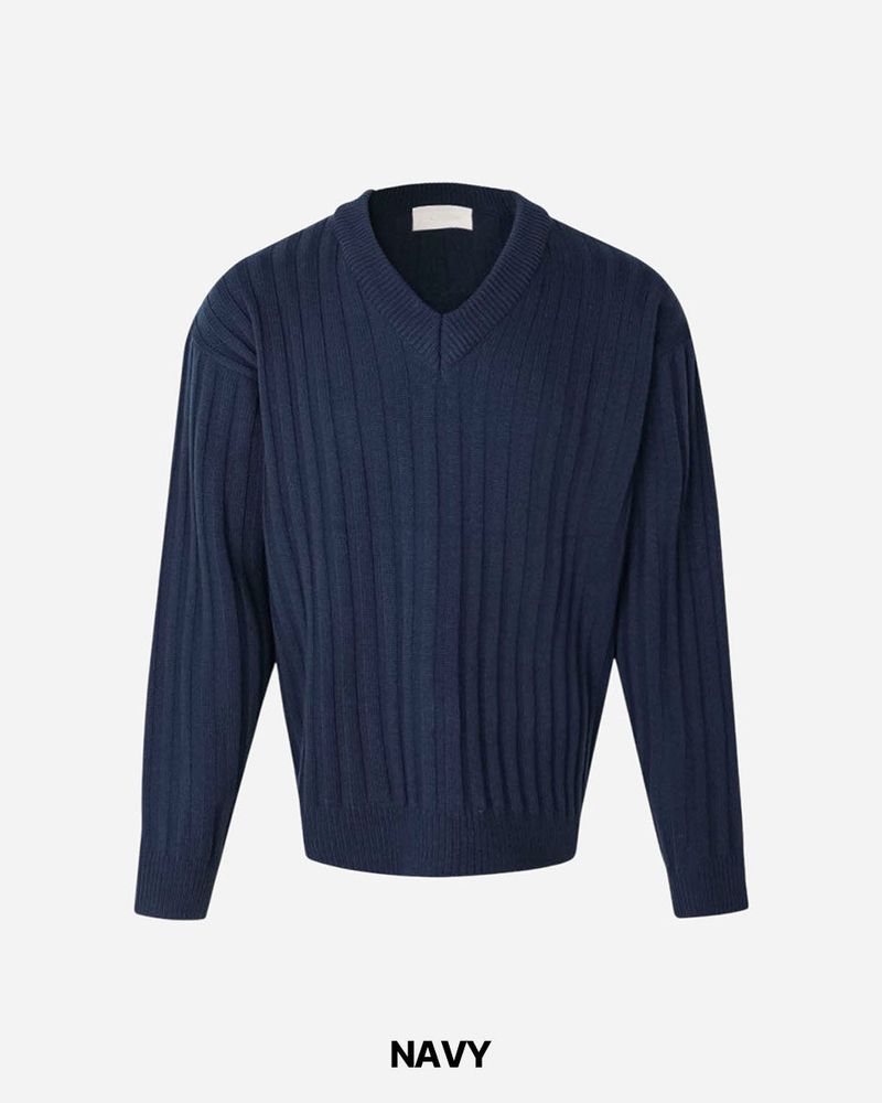 Frame V-neck Crop Knit