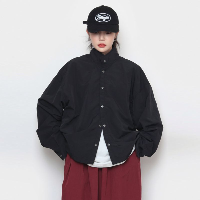 nutellike（ヌテールライク）の「nylon button shirt jacket（Jackets/Outerwear）」