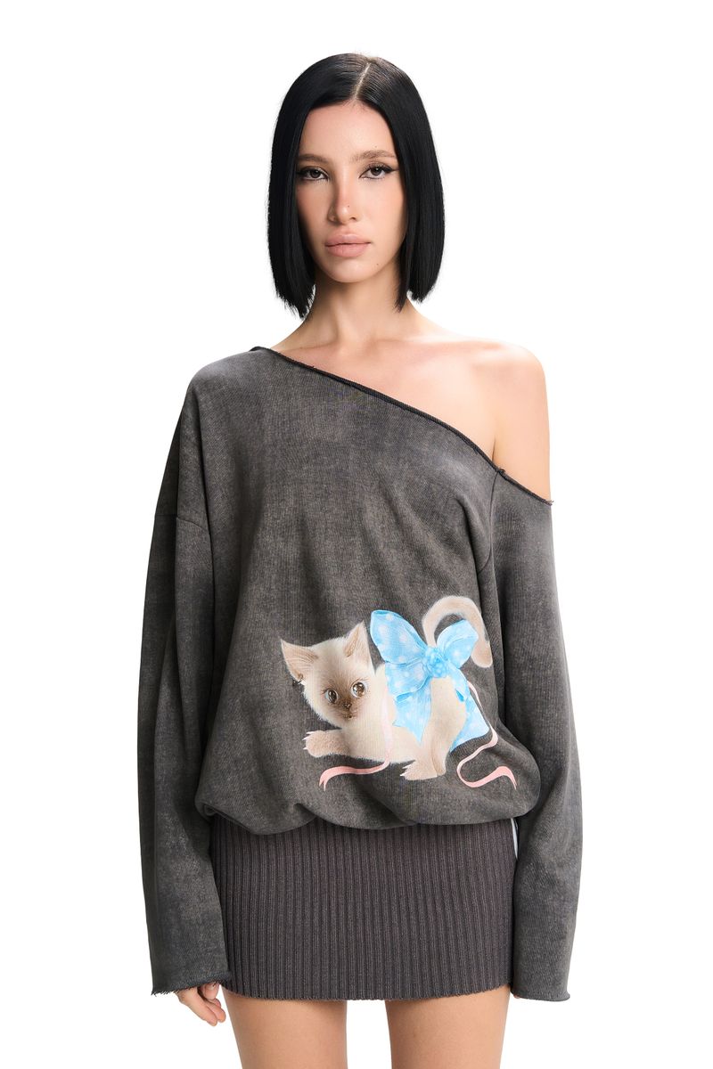 LING DRESS - GREY
