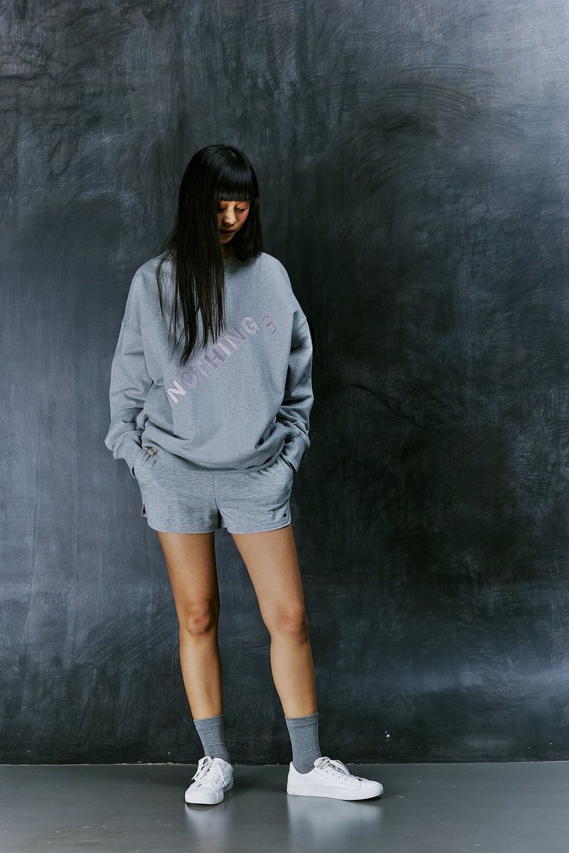 DIAGONAL-EMBROIDERY MTM (Gray)