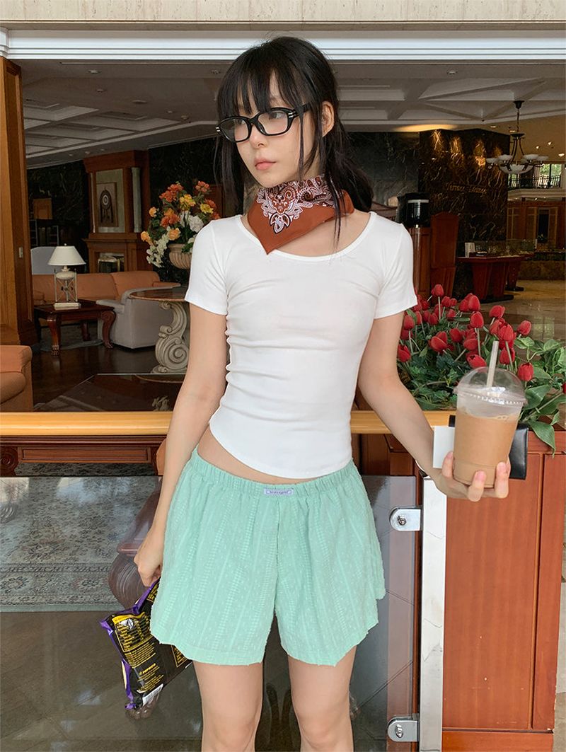 MODAL U-NECK TEE (4C)