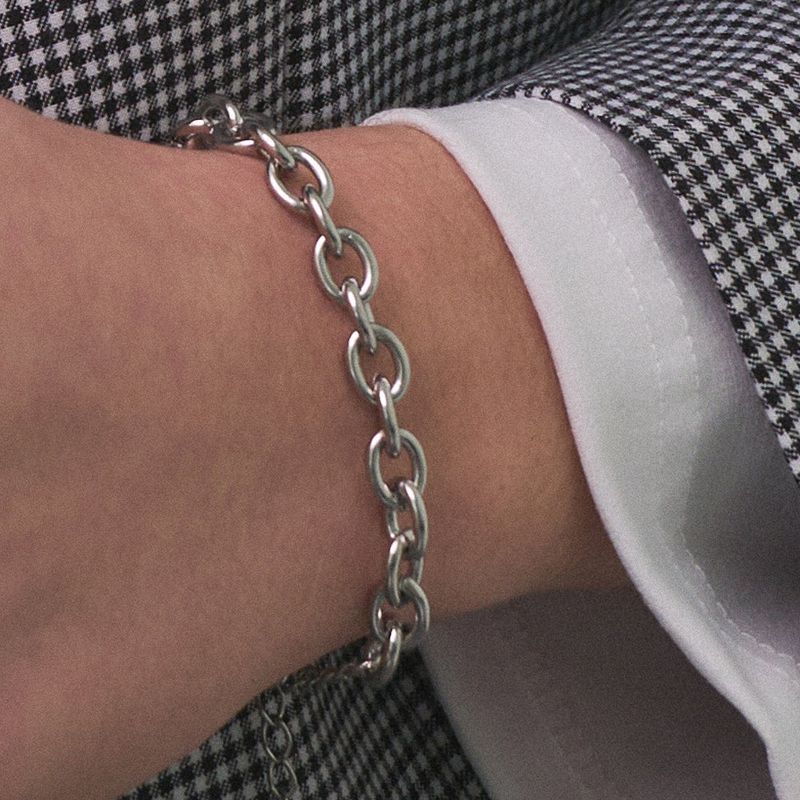 BASSCLEF（ベースクレフ）の「unisex bracelet chain stainless steel_CLEF LOOP CHAIN BRC（Accessories）」