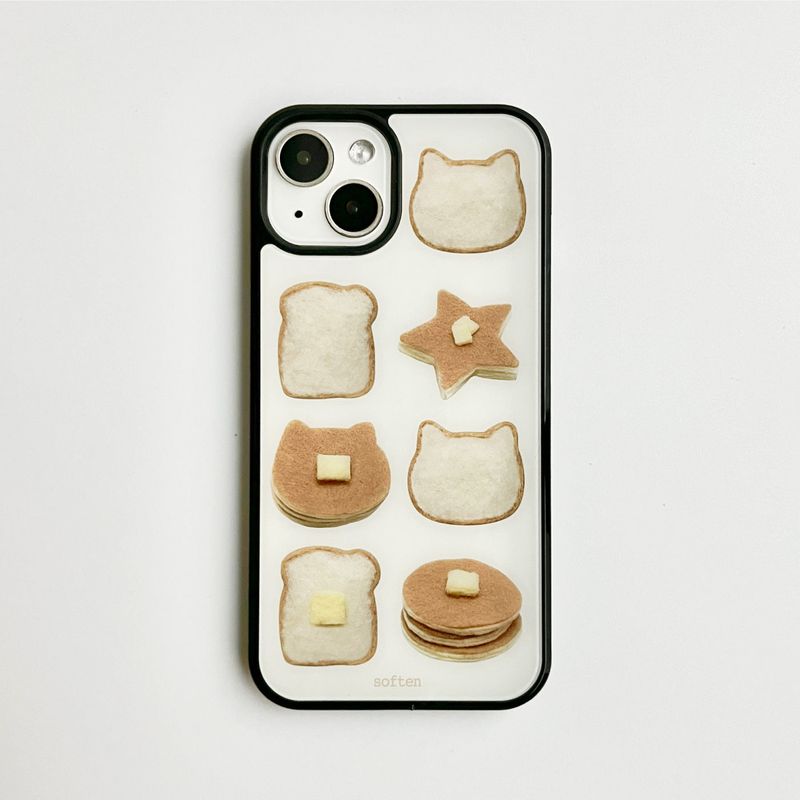 soften（ソプン）の「[MADE] キャットベーカリーバンパーケース（スマホグッズ/小物）」