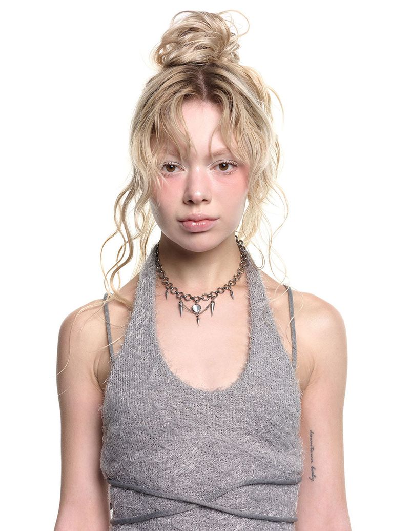 Intense Gray Necklace