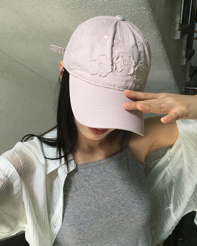 Miku Flower Patch Ball Cap Hat