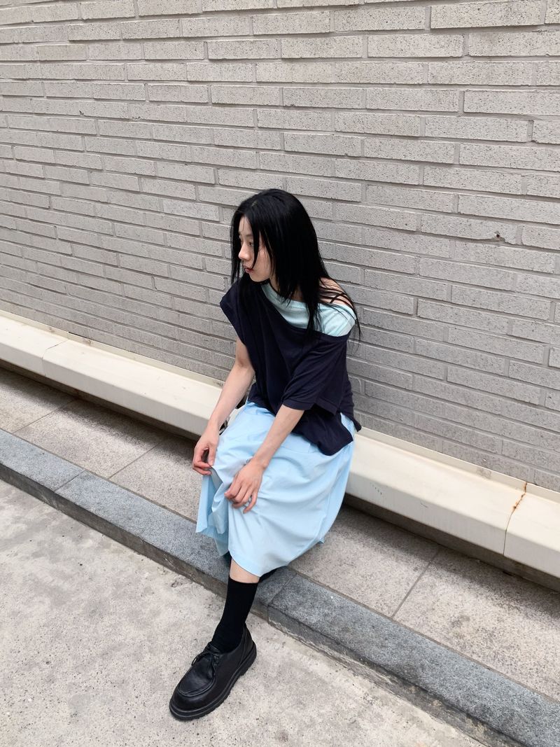 ASSEMBLY PLEATED SKIRT