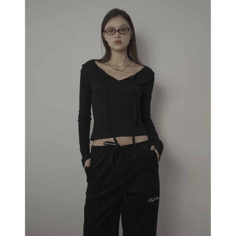 FAIRY LONG SLEEVE-BLACK