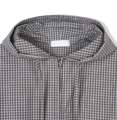 Moa Two Way Check Hood Zip-Up