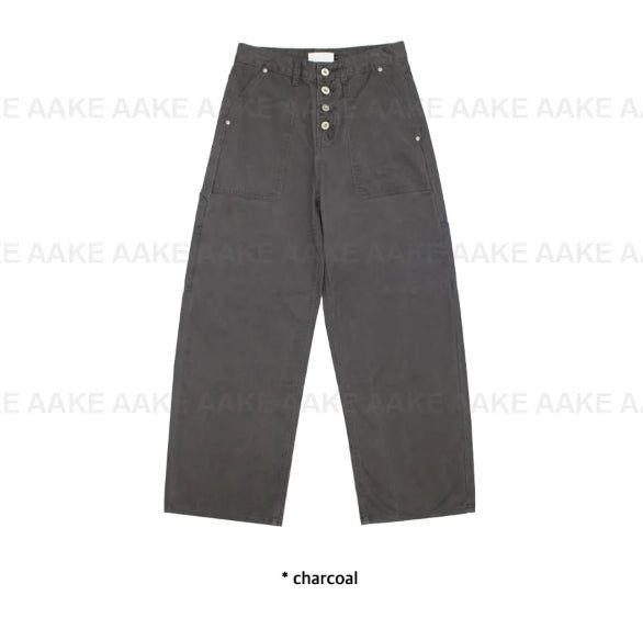 4-BUTTON RIVET POCKET PANTS