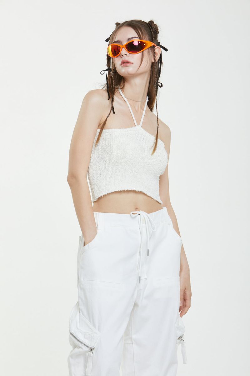 FANCY HALTER TOP