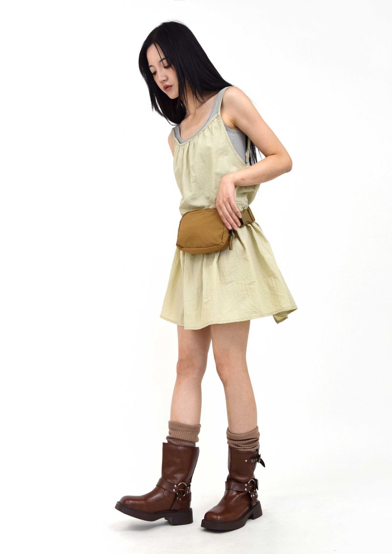 chain mid-calf boots