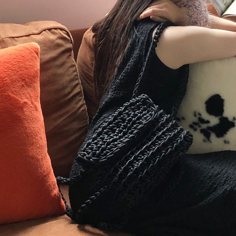 chunky backpack (black)