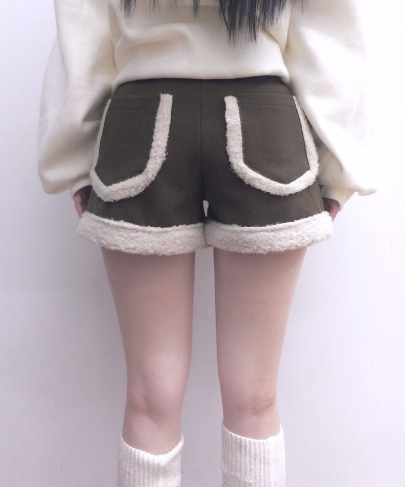 meego（ミーゴ）の「カーリーショーツ (2colors)（パンツ）」