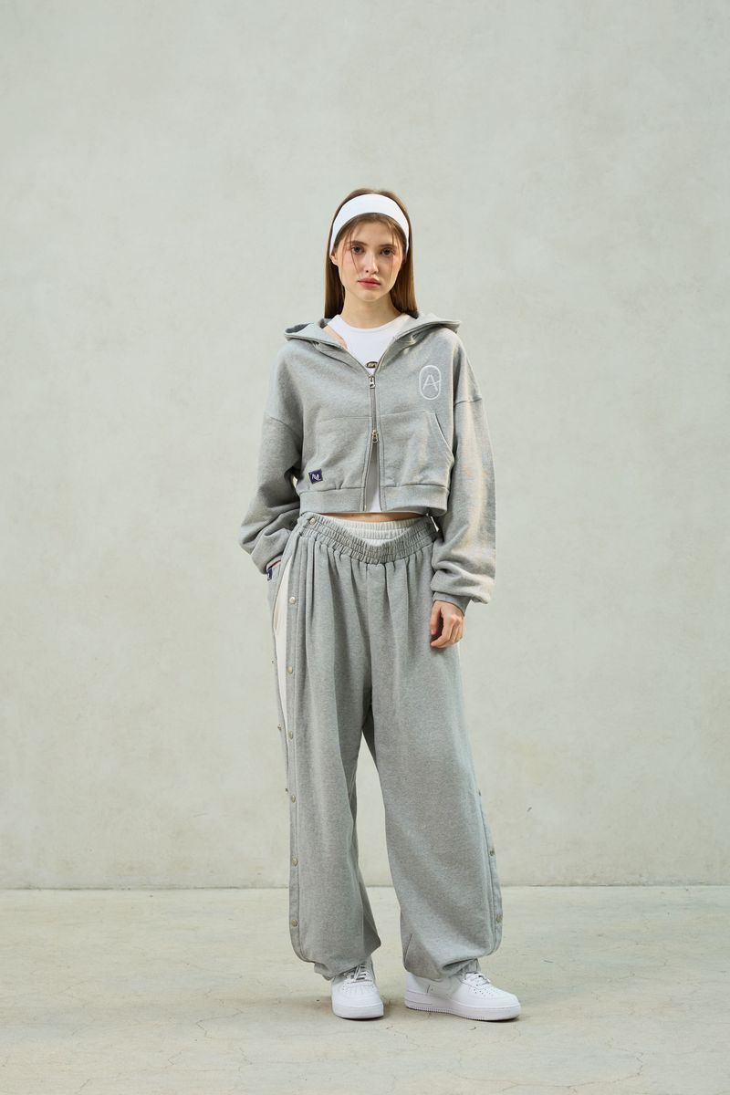 PITA SNAP OFF SWEAT PANTS / MELANGE