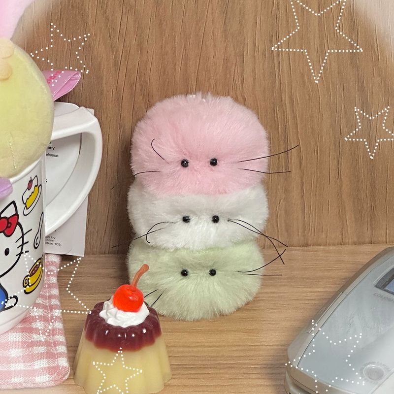 【MADE】 Three Dango Nyan Keyring