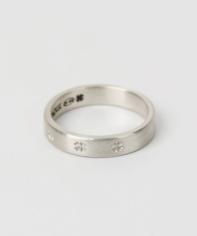 Clover simple rail ring W (925 silver)