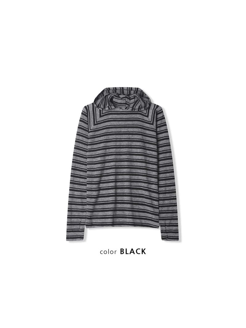 Su Striped Knitted Hoodie
