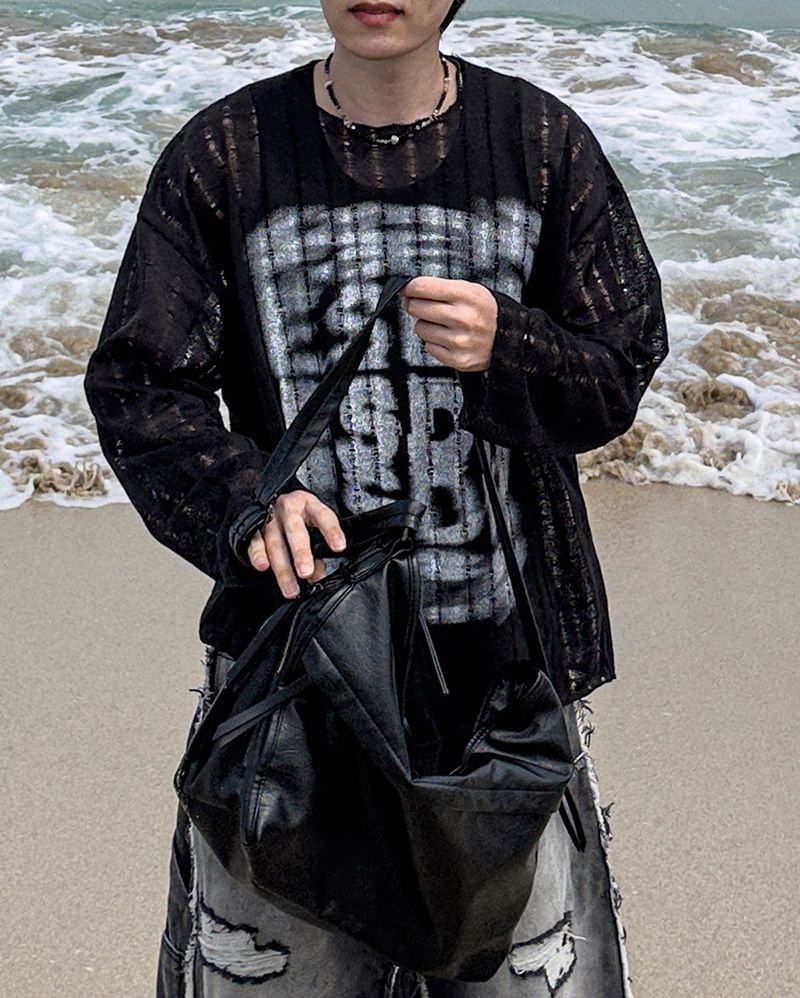 Lunera Painting See-through Knit