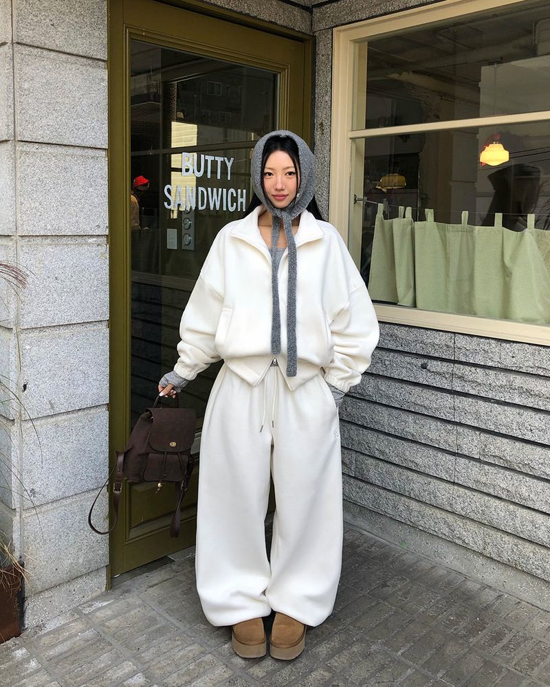 [ORIGINAL] WINDY ZIP-UP FLEECE SET
