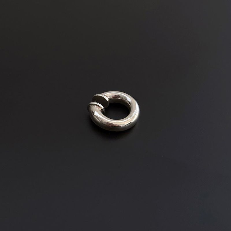 [925silver] Basic bold earcuff