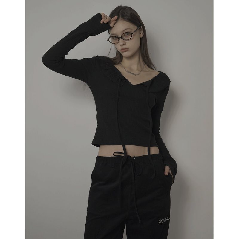 FAIRY LONG SLEEVE-BLACK