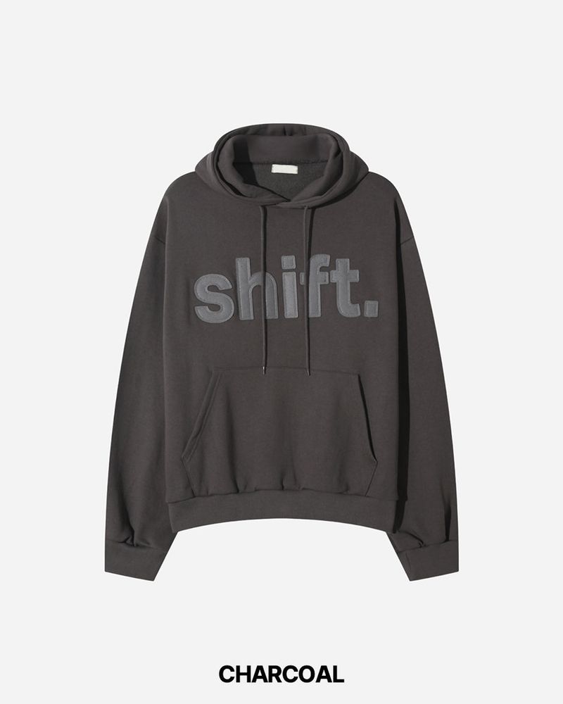 Shift patch embroidery hoodie