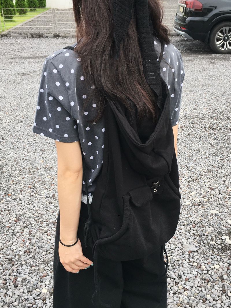 Star String Hood Backpack (2c)