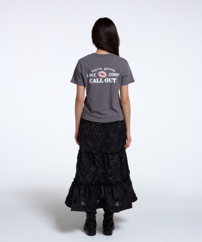 CALLOUT STANDARD TEE/ CHARCOAL
