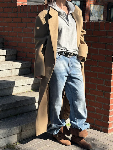 [Unisex] Max double long coat(2color)