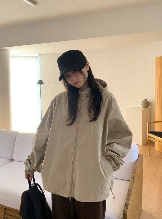 BAON（バオン）の「Cutter Cotton Hood Bomber Jacket（Jackets/Outerwear）」