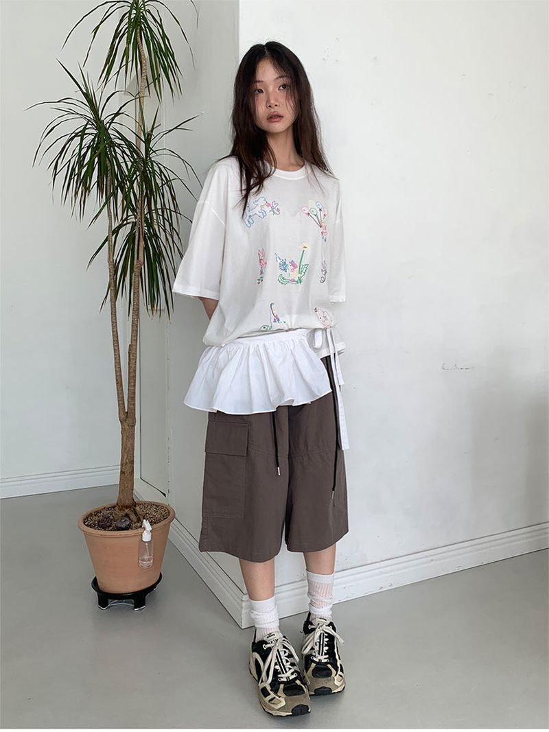 LIGHT CARGO BERMUDA PANTS (3C)