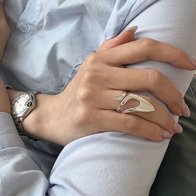MOSXE（モスクス）の「[925silver] Yajirushi ring（Accessories）」