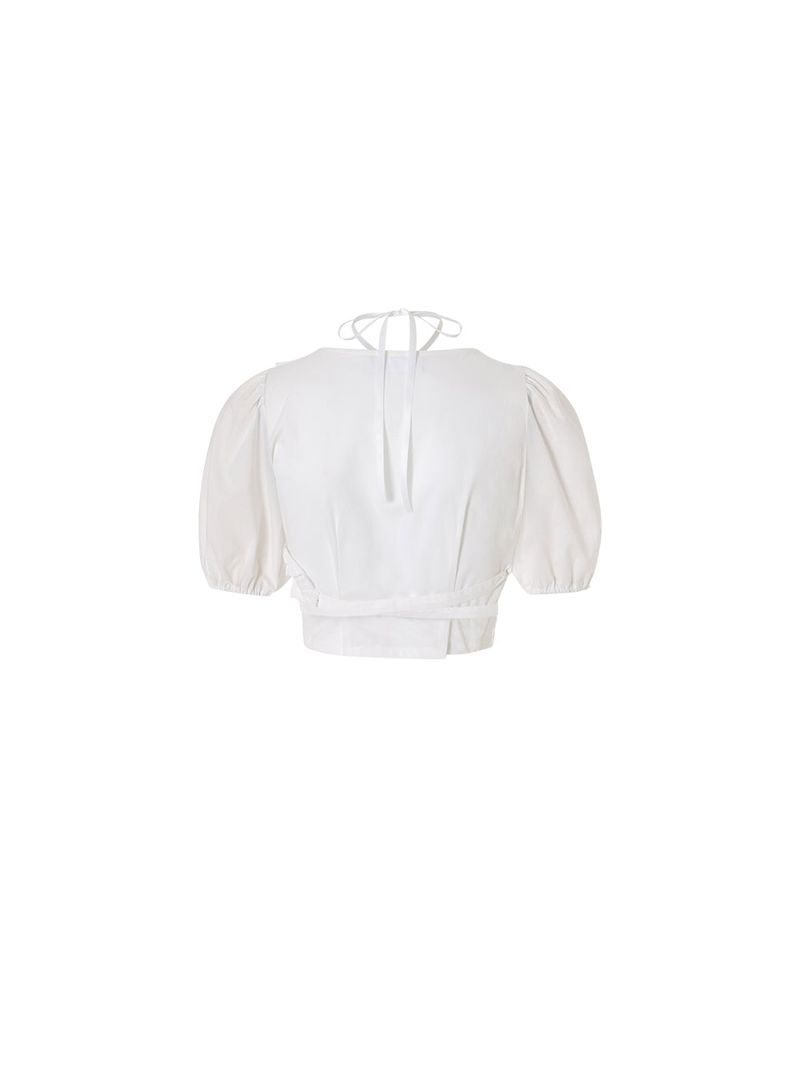 Rosie wrap blouse (Ivory)
